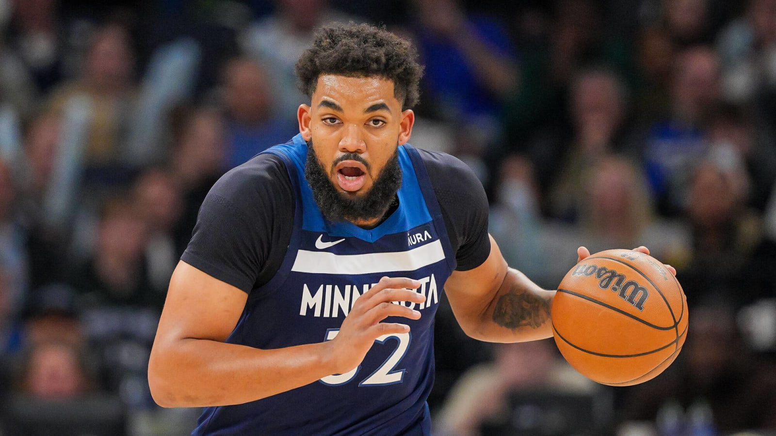 Timberwolves’ Karl-Anthony Towns Out With Torn Meniscus