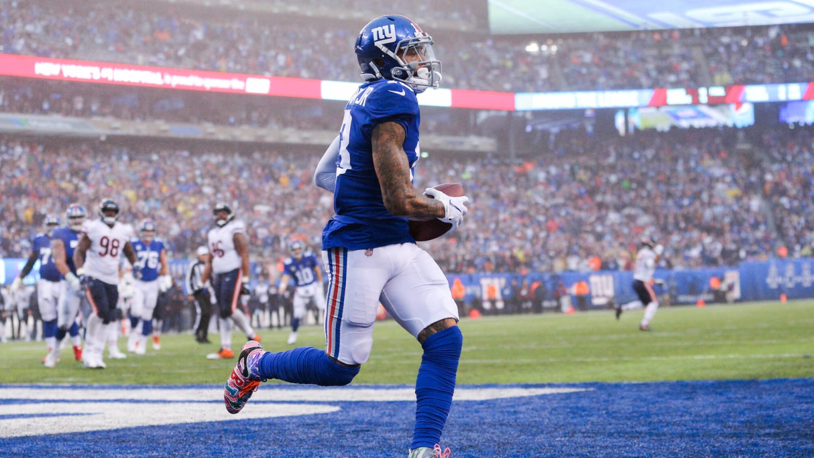 New York Giants wideout Odell Beckham Jr.'s left-handed logic