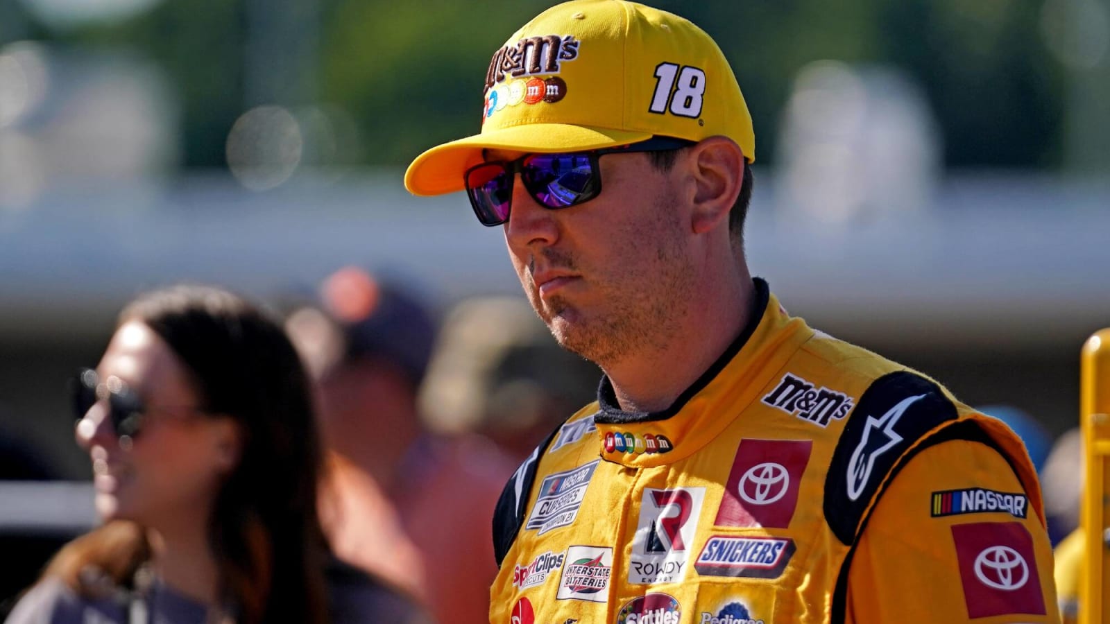 Kyle busch face clearance
