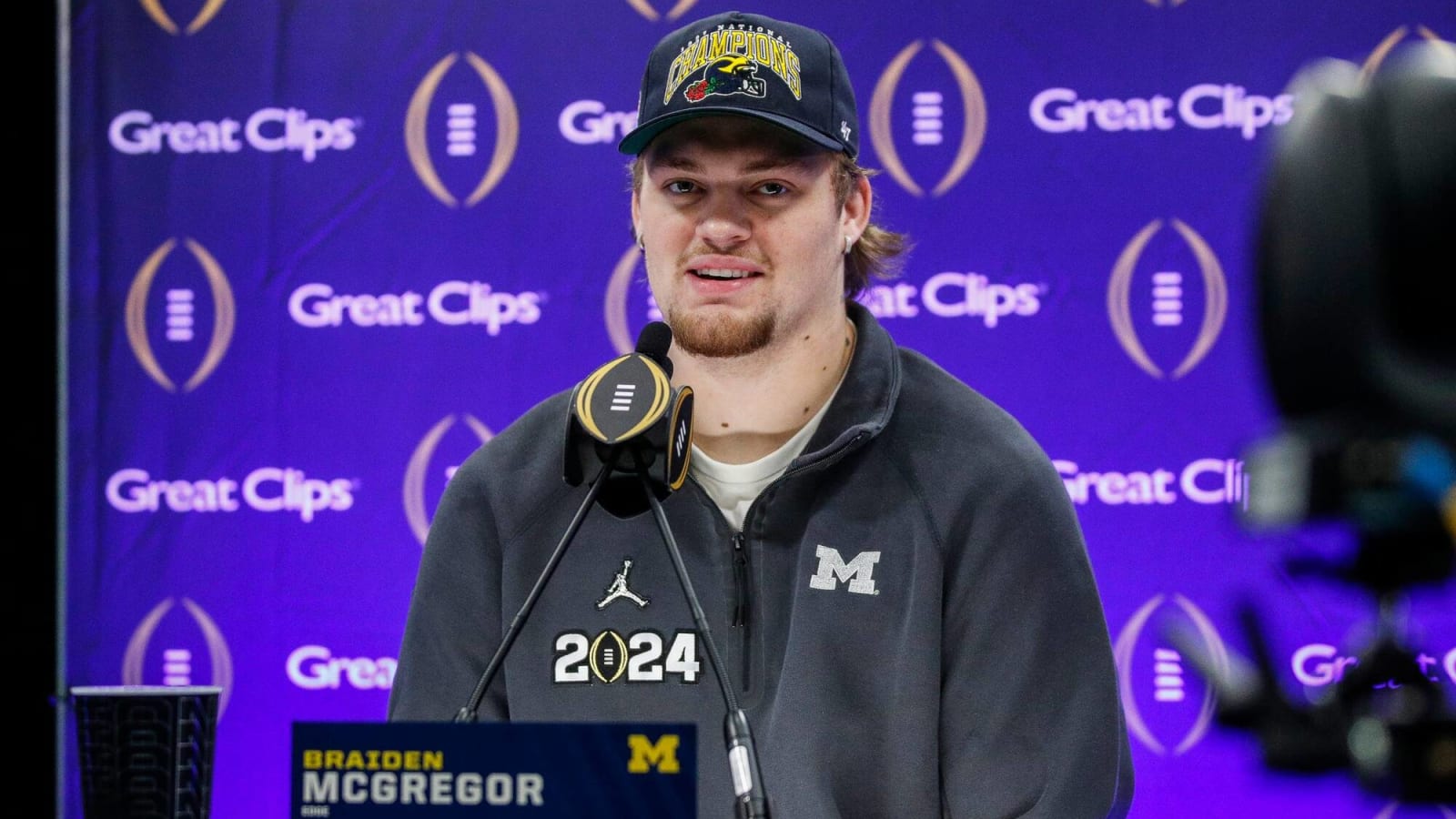 Michigan DL Braiden McGregor declares for 2024 NFL Draft