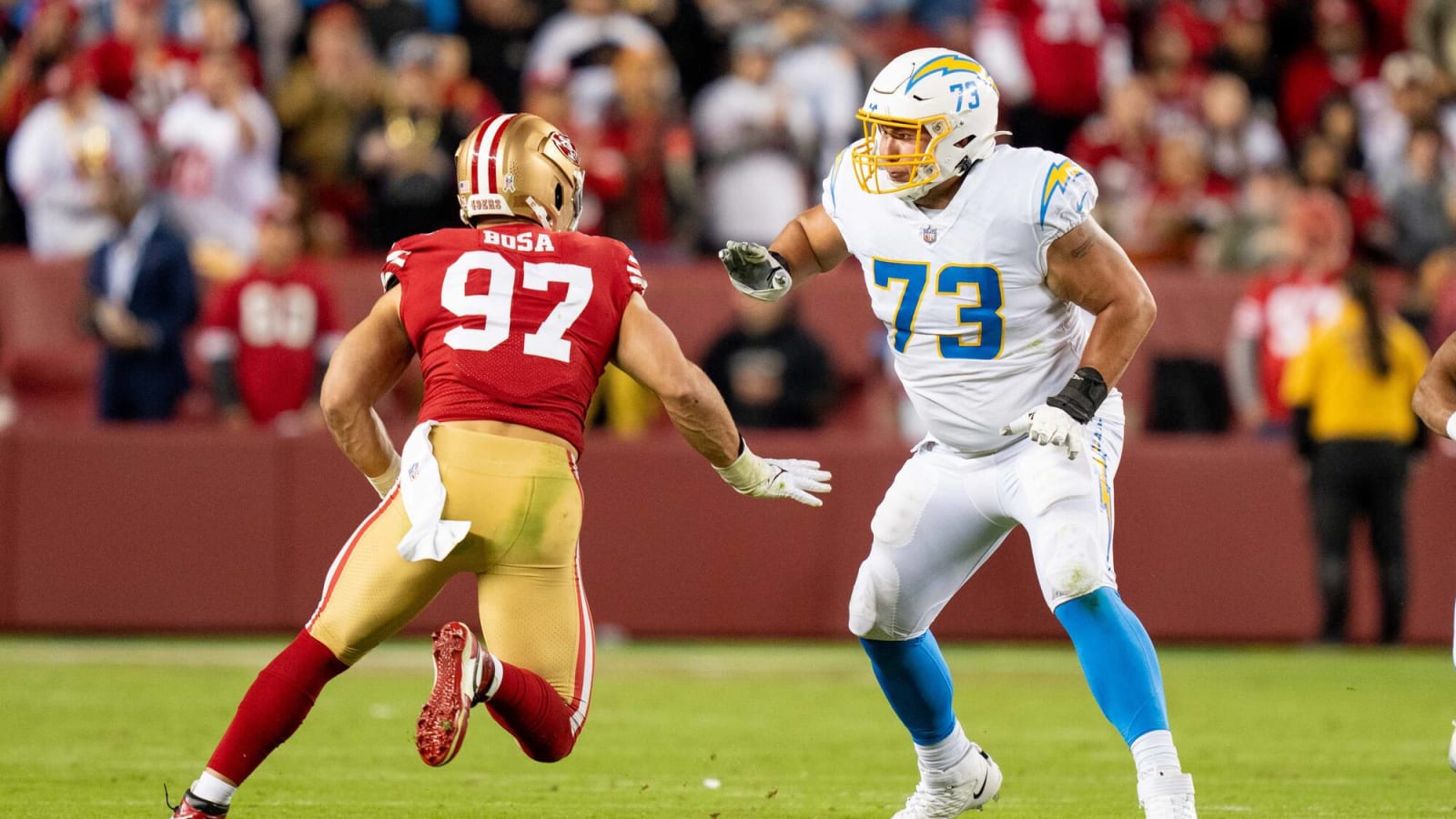 Chargers Tenders ERFA K Cameron Dicker & OT Foster Sarell