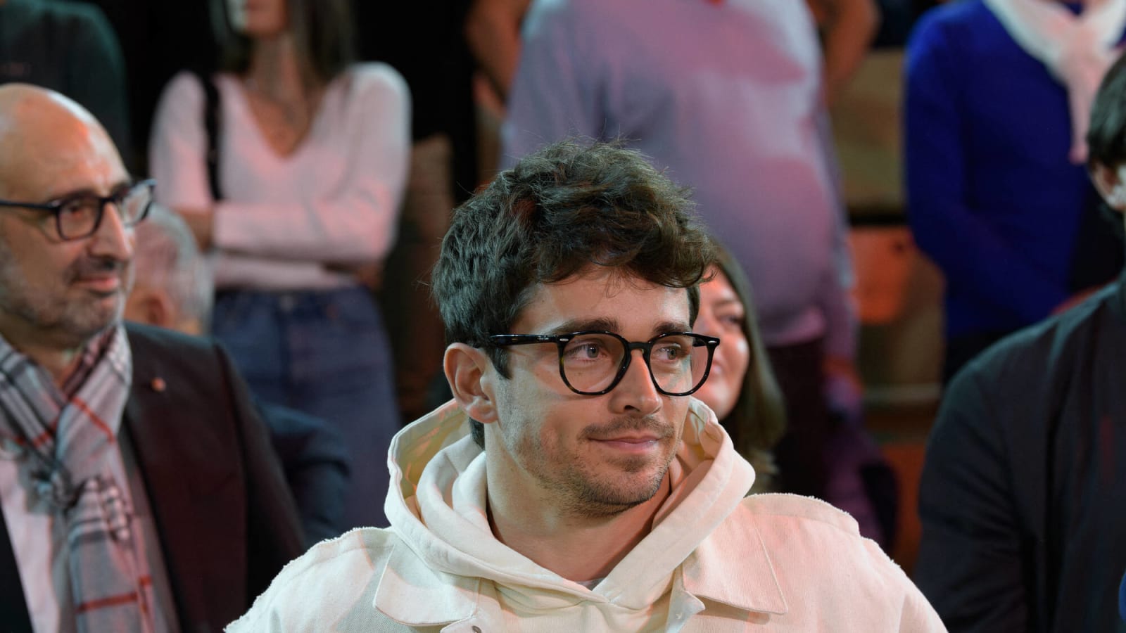 Watch: When 19-year-old Charles Leclerc stared awkwardly at Lewis Hamilton during the treacherous 2016 Brazilian GP