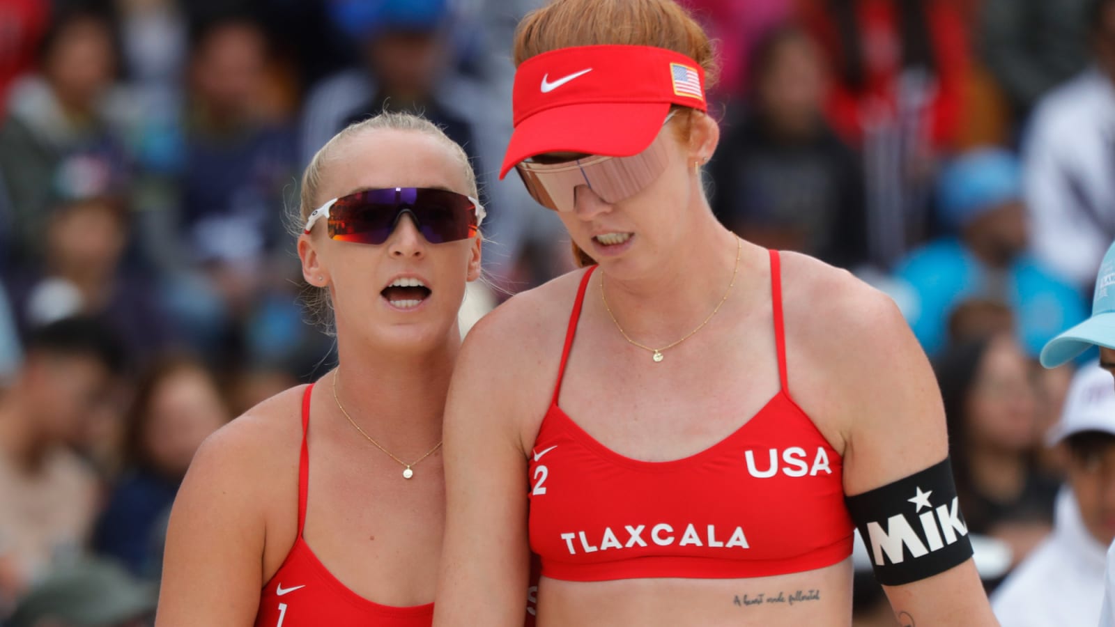 Watch USA women's beach VB wins opener on wild match point Yardbarker