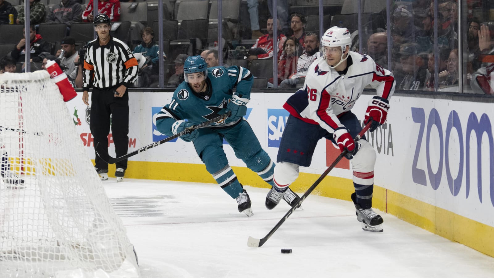 Capitals Dropped By Sharks; Power Play Again Goes Goalless