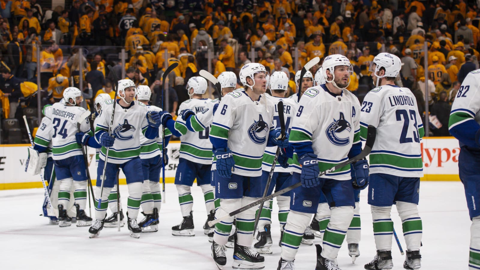 Canucks Perform Uno Reverse to Down Predators in Game 3