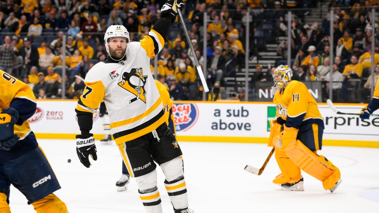 Penguins Locker Room: Hard Lessons & Big Smiles
