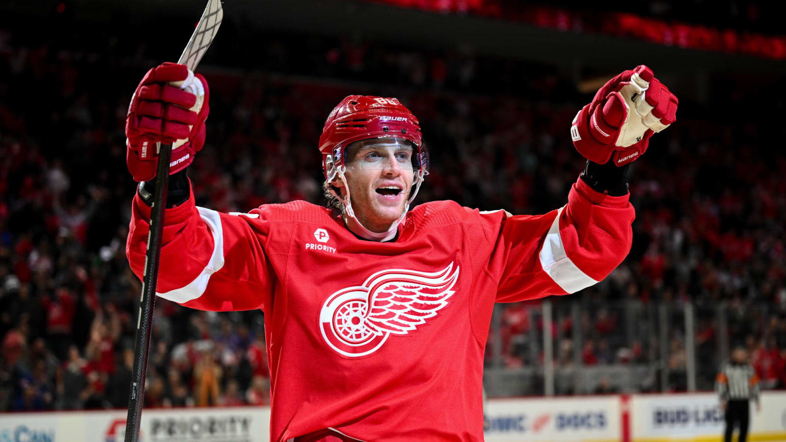 Red Wings’ Patrick Kane Equals Mike Modano’s Goal-Scoring Record