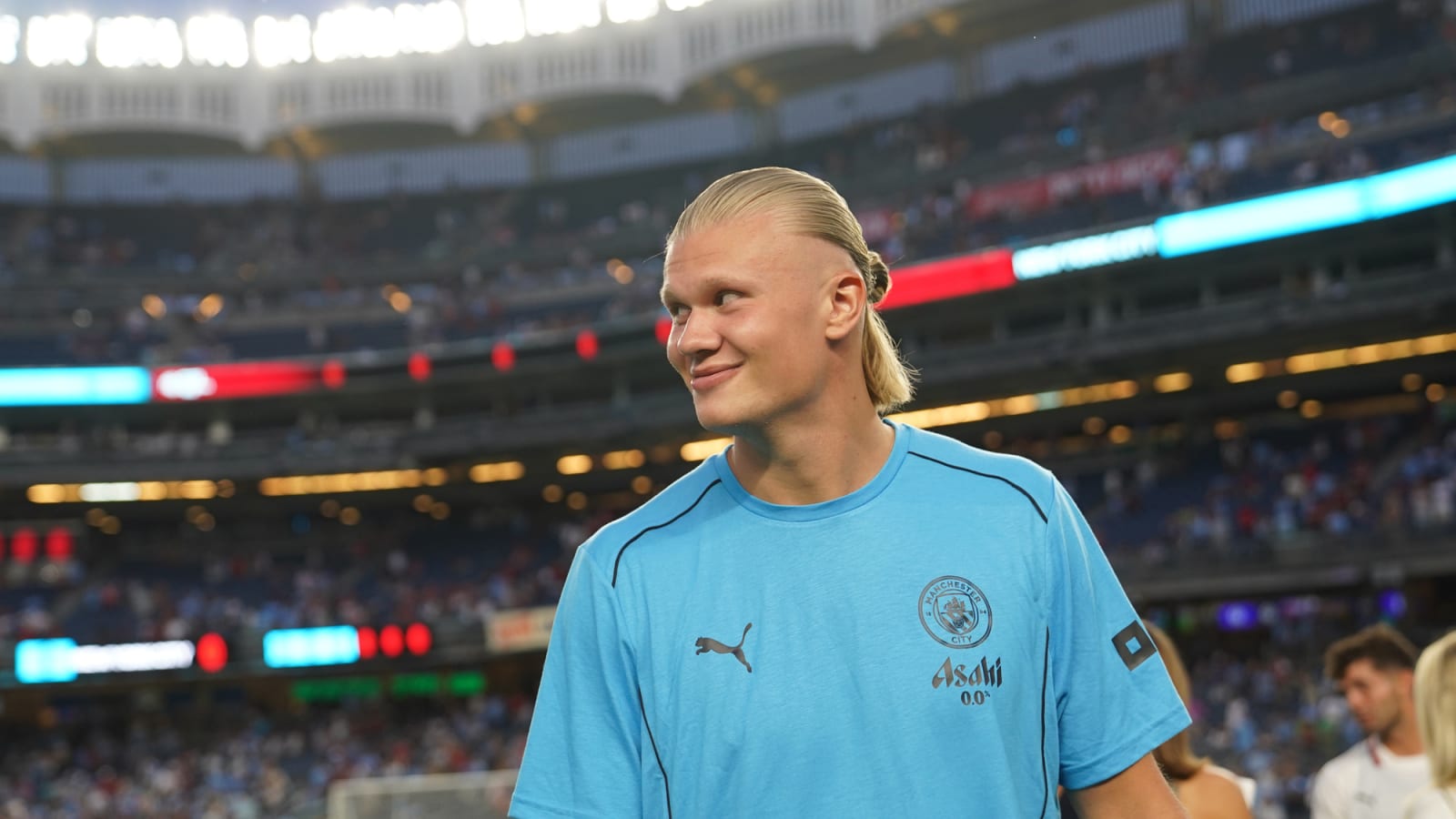 Erling Haaland is being managed through City’s pre-season tour of the United States