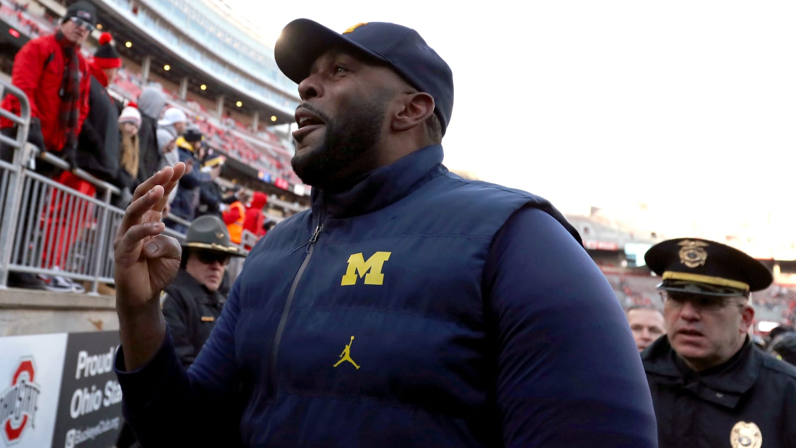 Sherrone Moore taunted Ohio State fans after upset win