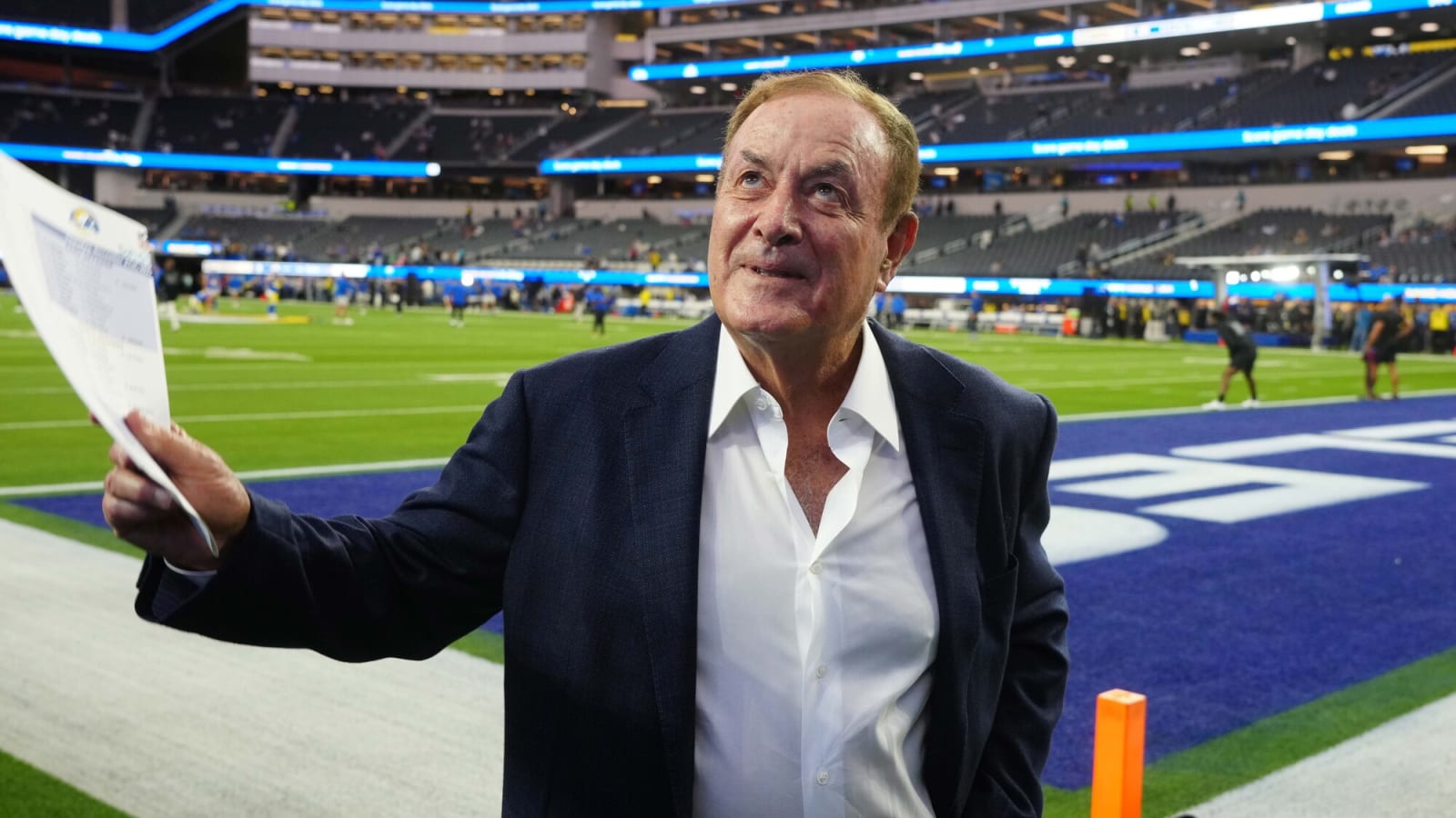 Watch: Funny segment trolls Al Michaels' distaste for vegetables during 'TNF'