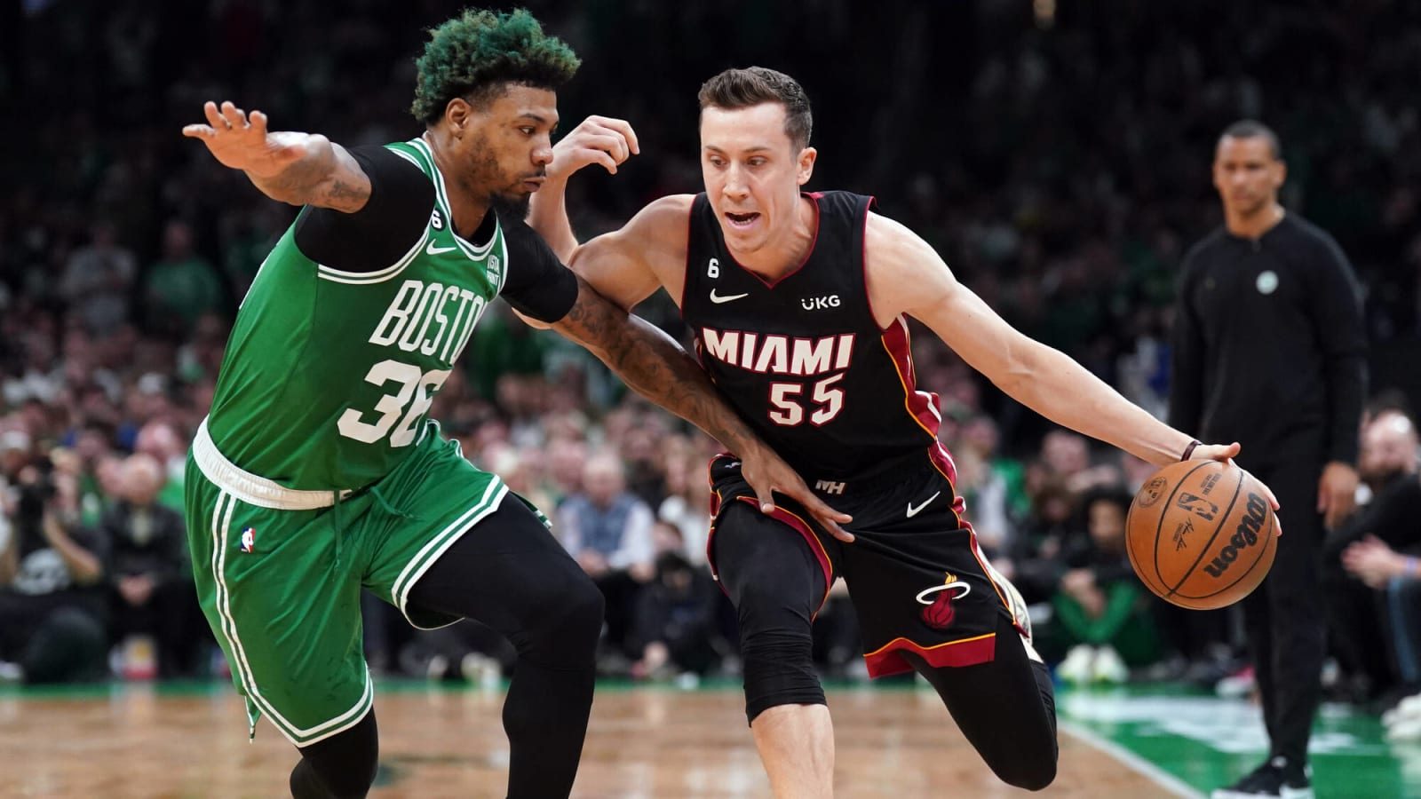 Marcus Smart says "Dreams do come true" as he marries longtime girlfriend