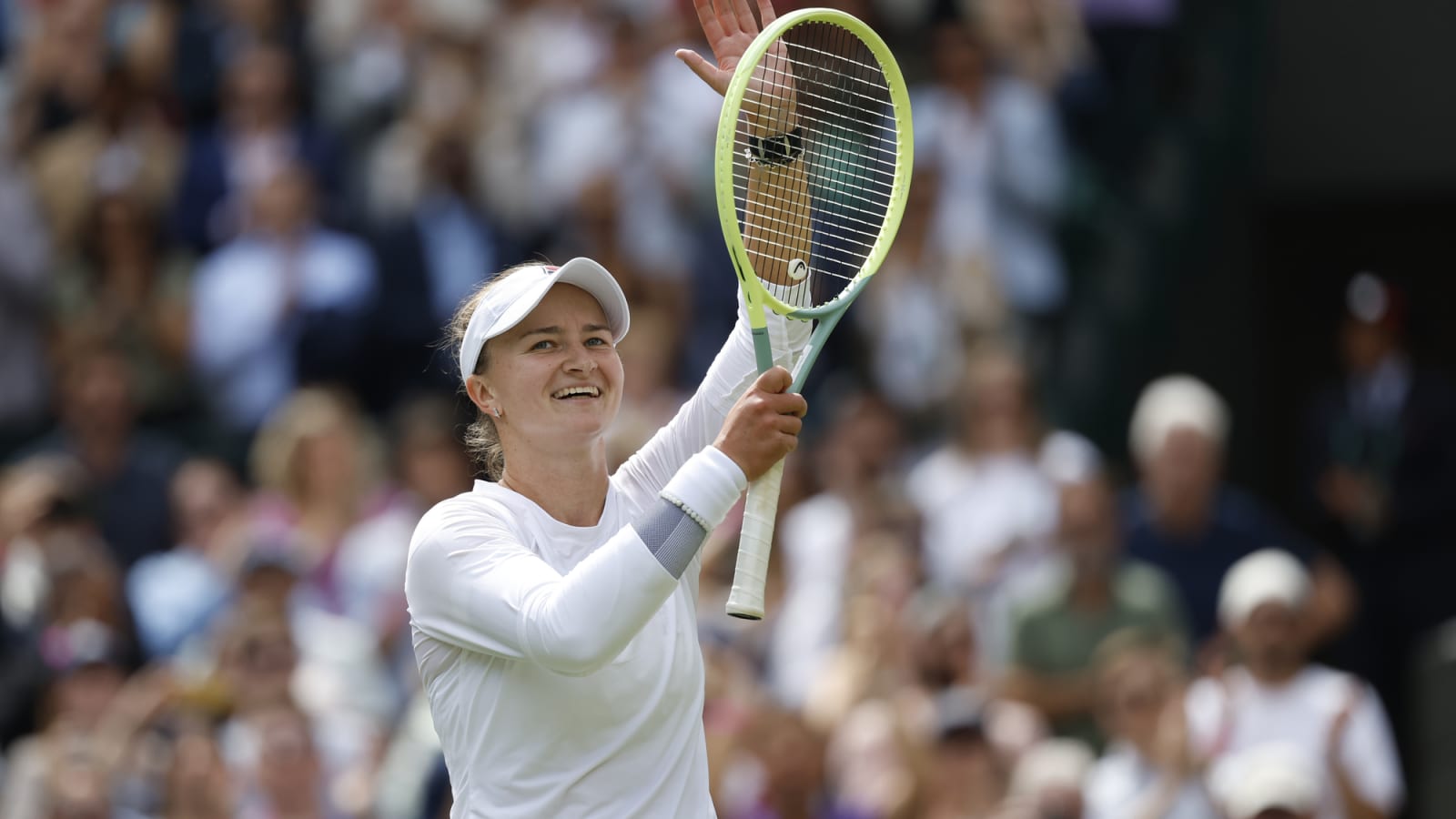Barbora Krejcikova upsets Elena Rybakina to reach Wimbledon final for the first time