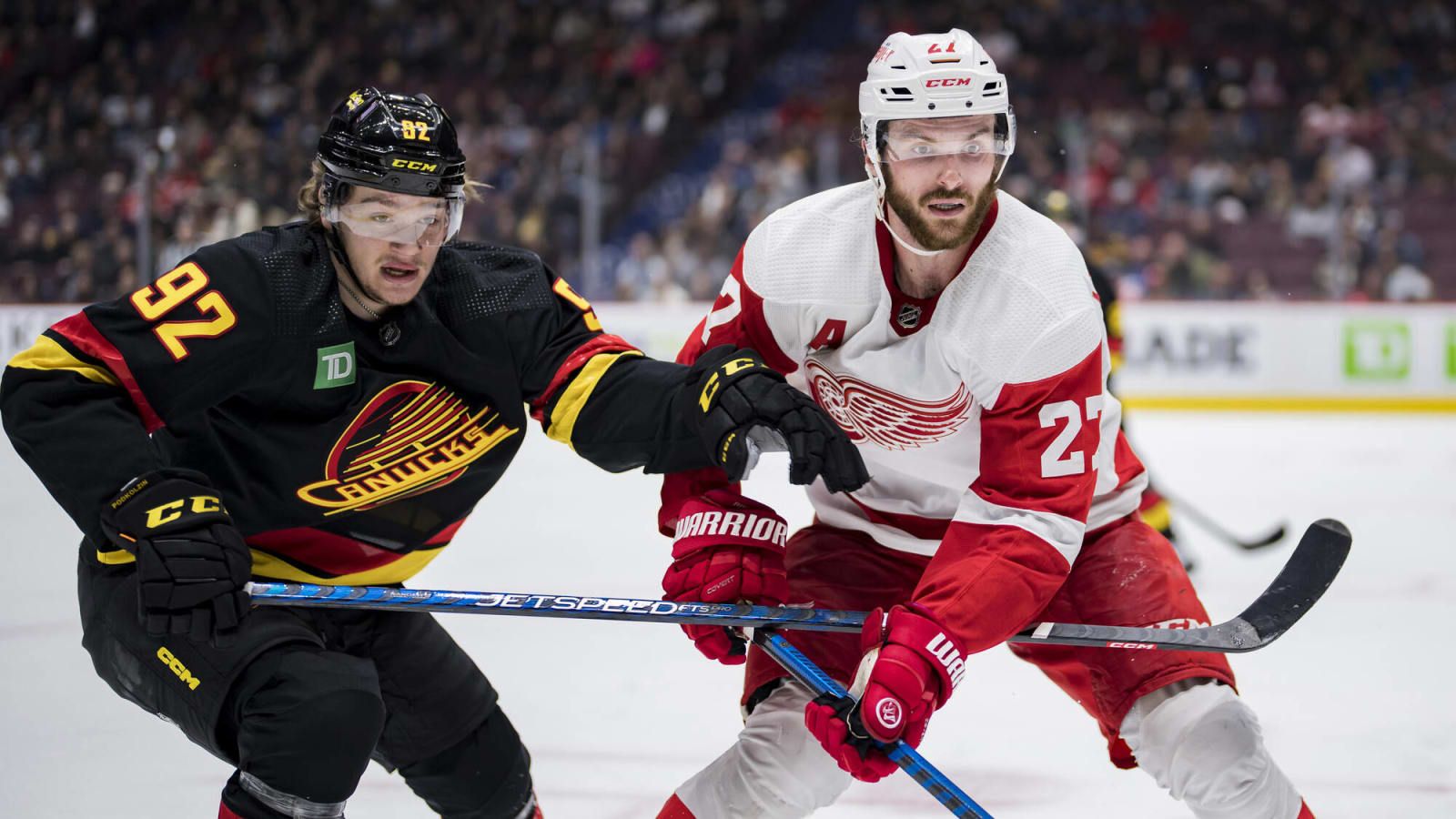 Red Wings’ Rasmussen Out Indefinitely With Lower-Body Injury