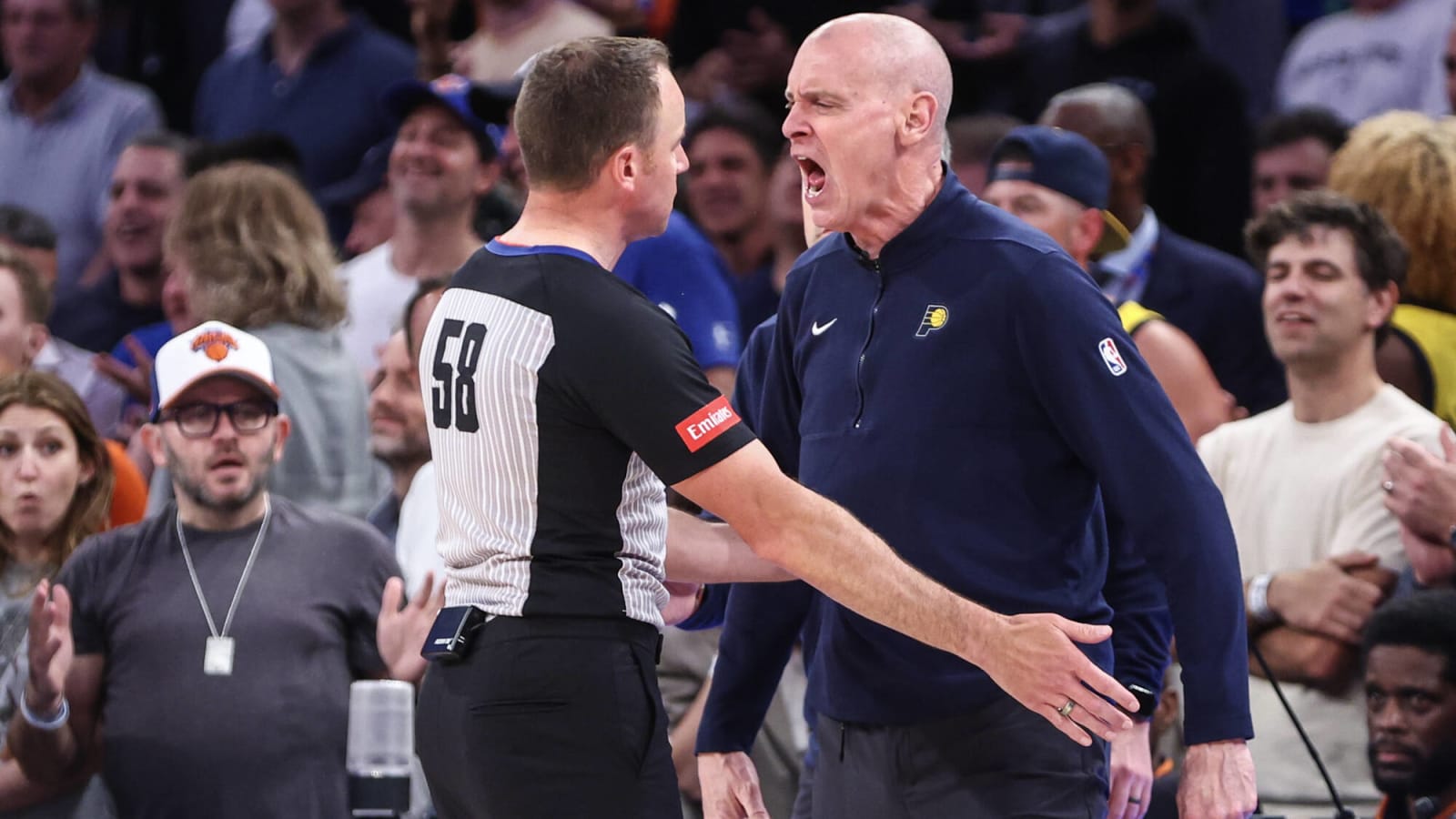 Pacers HC Rick Carlisle calls foul on officials in series vs. Knicks: 'We deserve a fair shot'