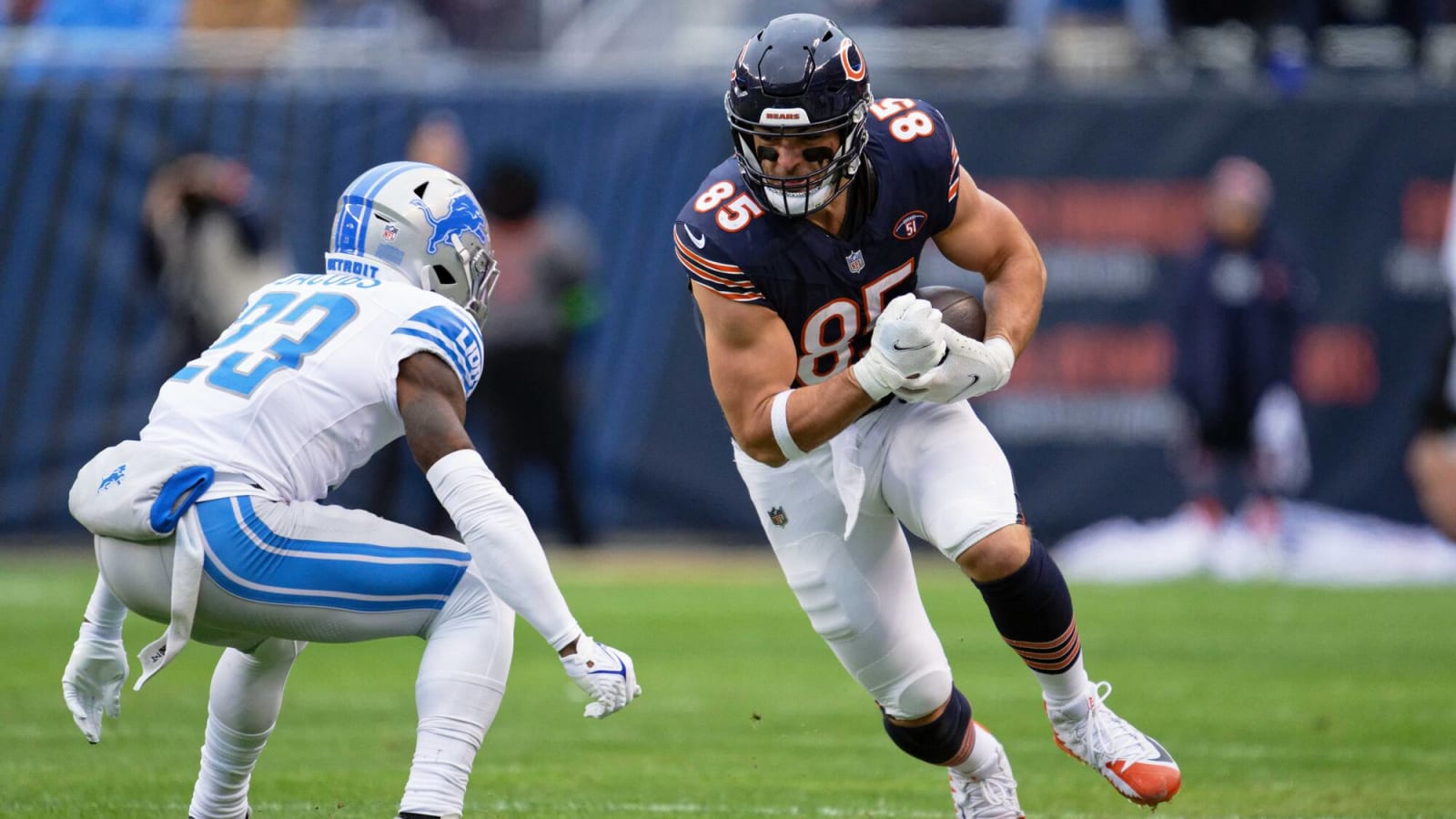 Bears’ Cole Kmet claims the NFL ‘is unfair’ while talking about Bears potentially trading Justin Fields and drafting Caleb Williams