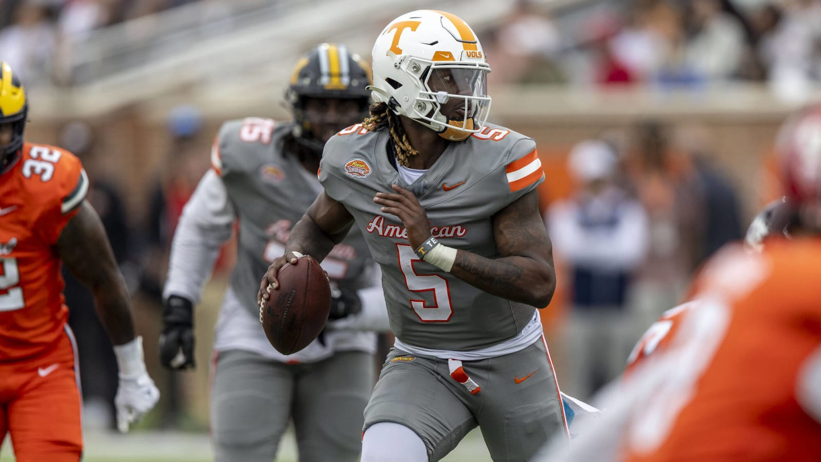 Tennessee QB Joe Milton addresses idea of changing positions after getting selected by the Patriots in 2024 NFL Draft