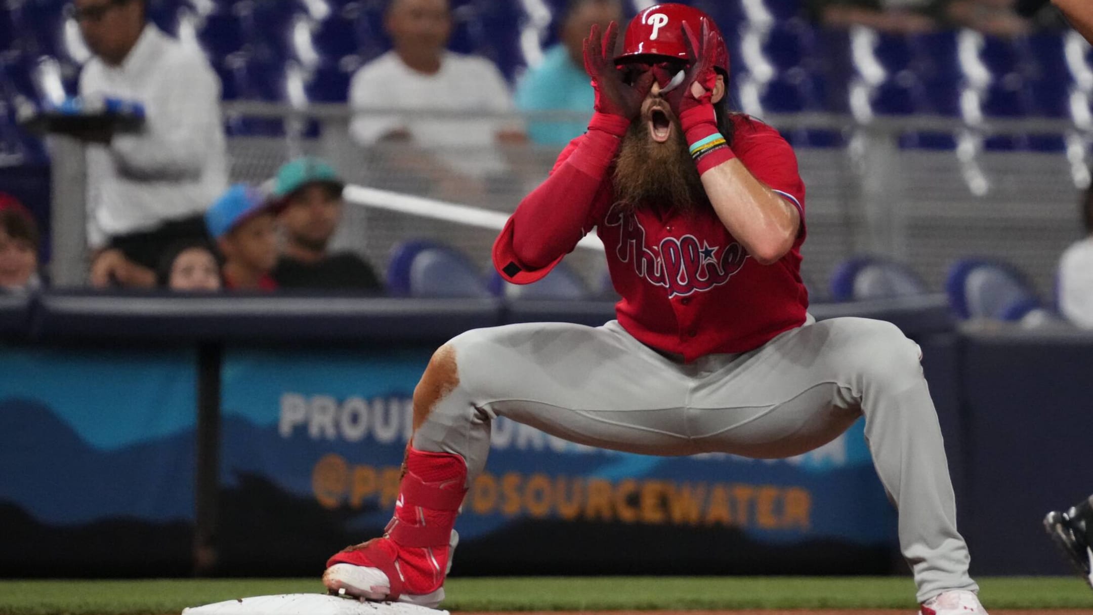 Fans young and old were in attendance to see Philadelphia Phillies  outfielder Brandon Marsh play for the Lehigh Valley IronPigs during a rehab  assignment against the Jacksonville Jumbo Shrimp on Friday, Aug.