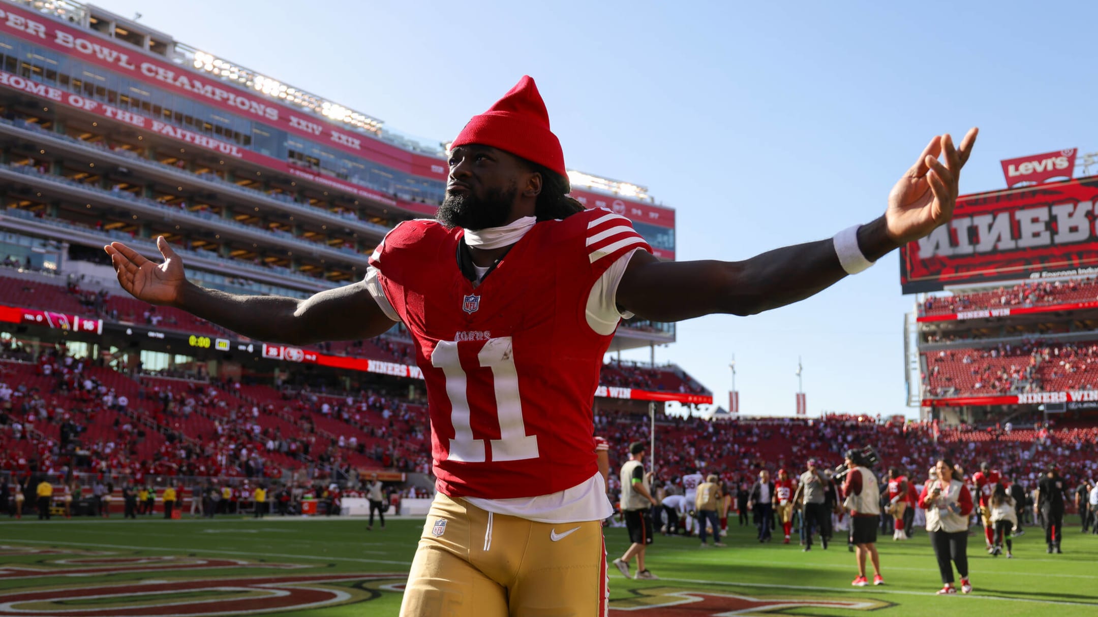 Brandon Aiyuk on pace for career year as 49ers soar to 4-0 record