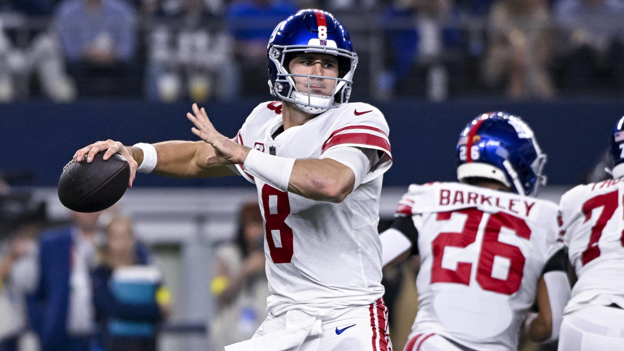 Giants' Daniel Jones evaluation complicated due to team's roster