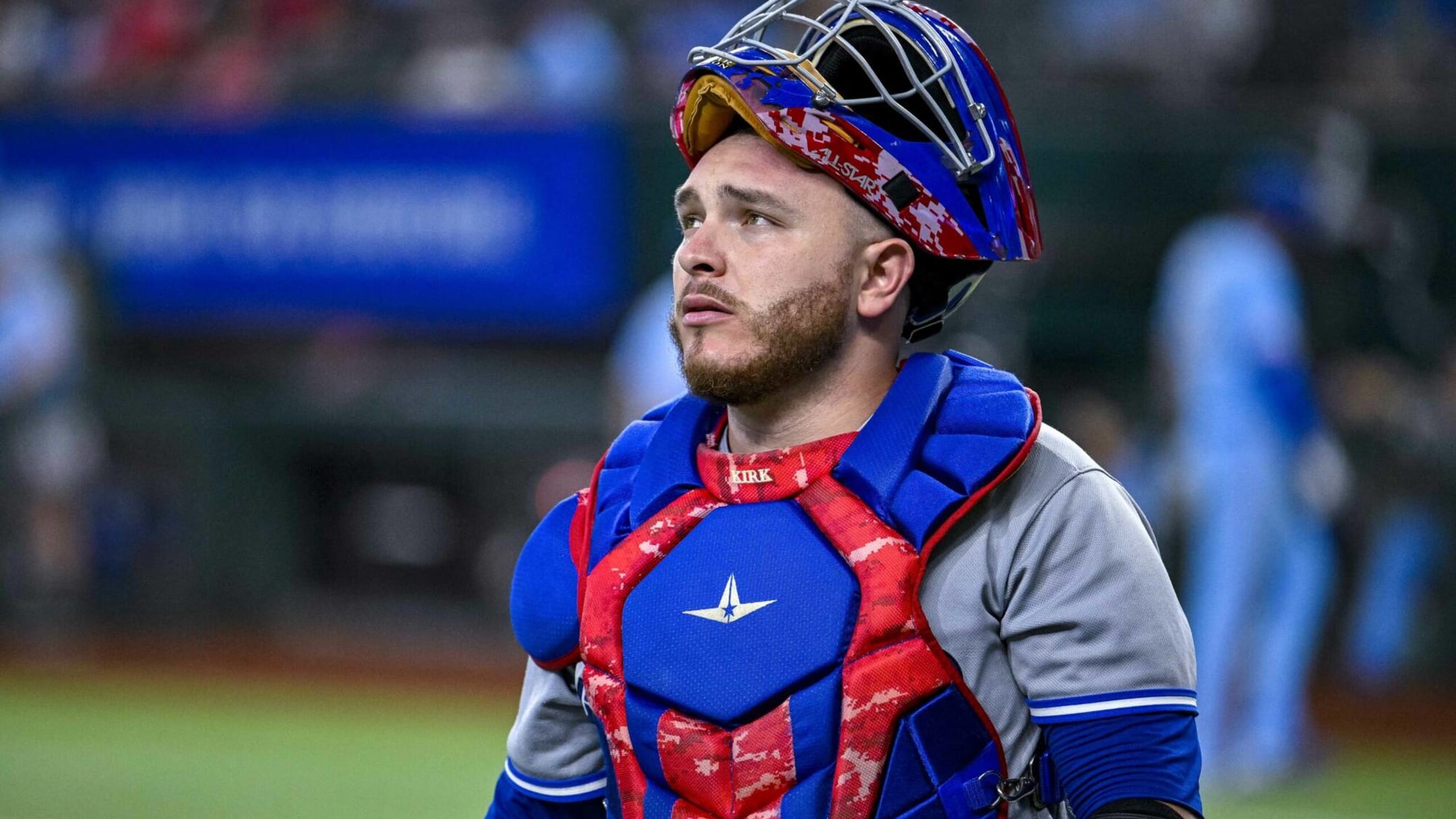 TORONTO, ON - MAY 17: Toronto Blue Jays catcher Alejandro Kirk (30