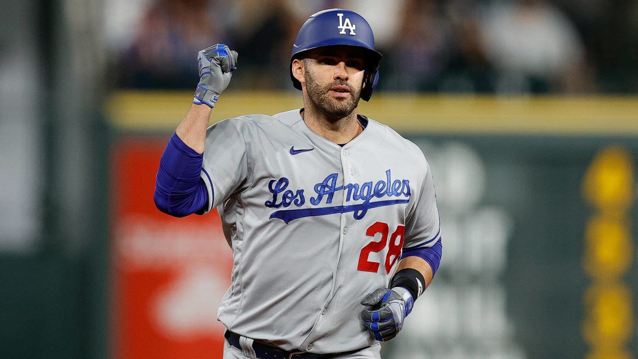 Dodgers place J.D. Martinez on injured list, will miss series with