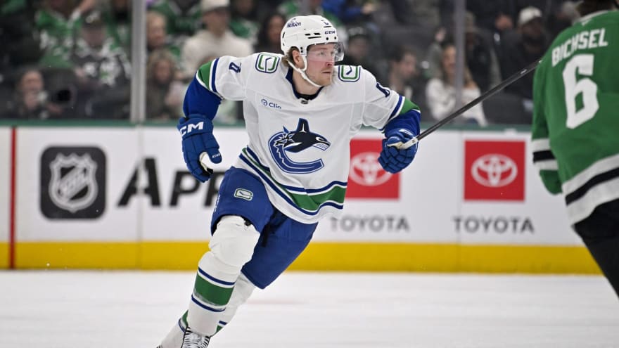 Brock Boeser not expected to miss time, should play in Canucks vs. Wild