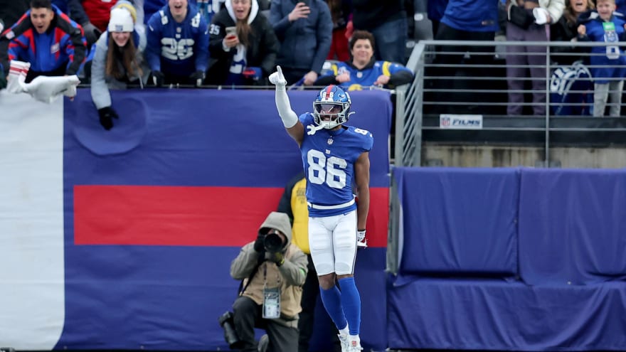 Should the Giants extend WR Darius Slayton amidst contract holdout?