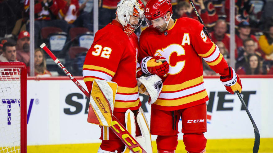 The Calgary Flames closed out the 2023-24 season with a night full of milestones