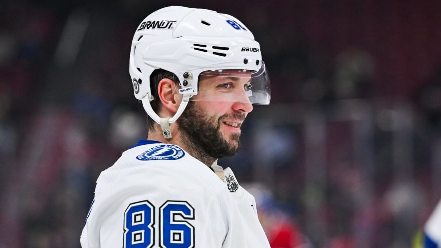 Lightning’s Kucherov named top rated right wing in EA Sports NHL 26