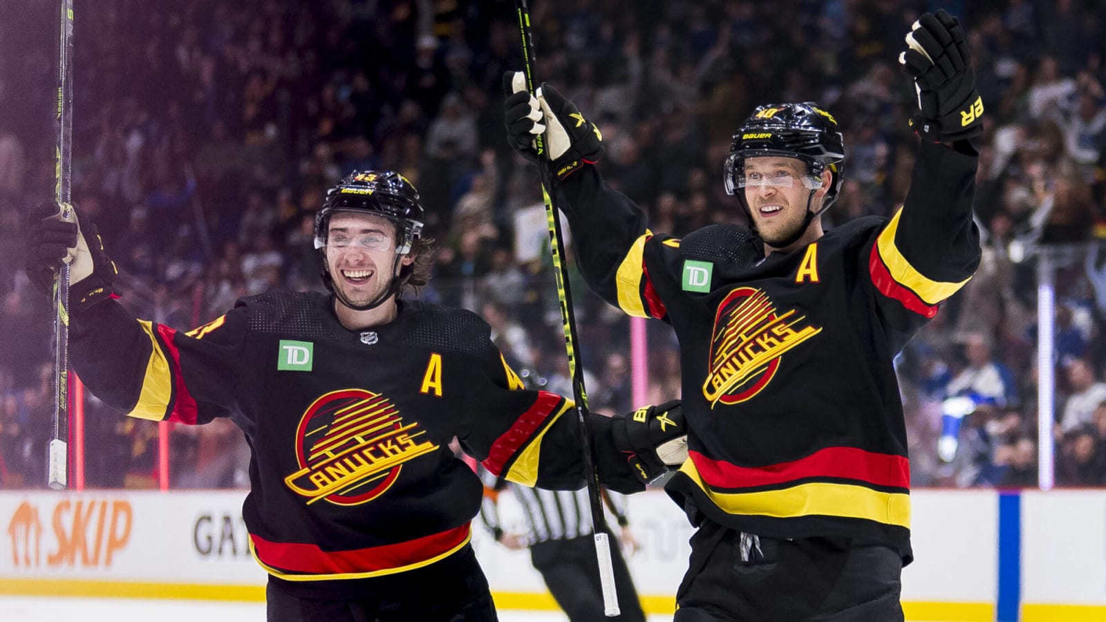 Tocchet says Pettersson and Hughes ‘close’ to returning, both will join Canucks on road trip