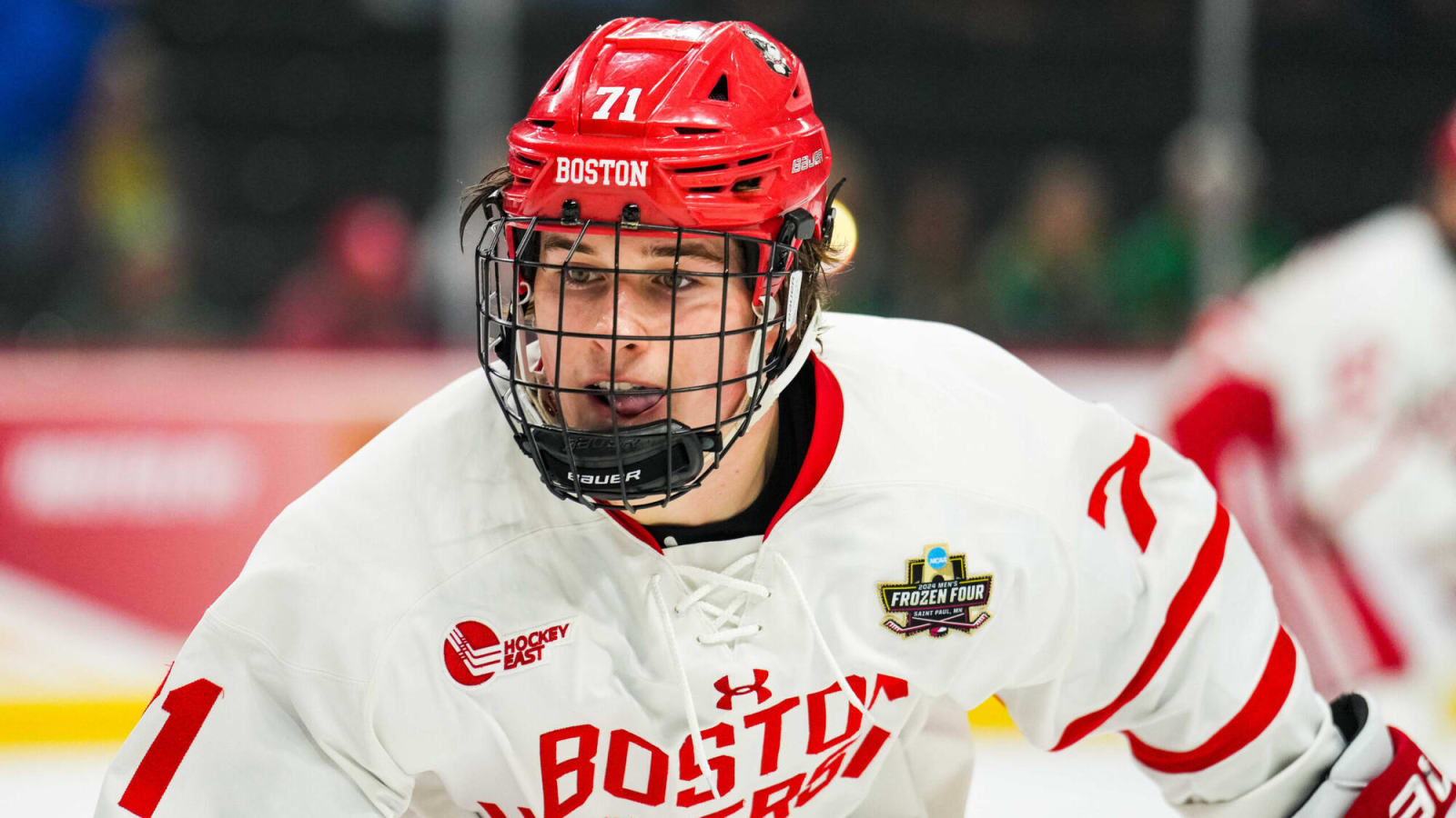 Top 2024 NHL Draft prospect Macklin Celebrini wins 2024 Hobey Baker Award