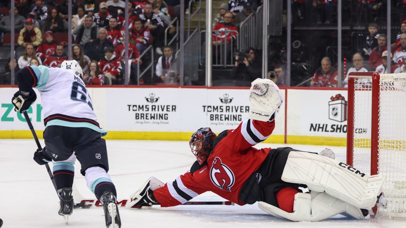 Devils Take Down Kraken 3-2 in Gutsy Effort