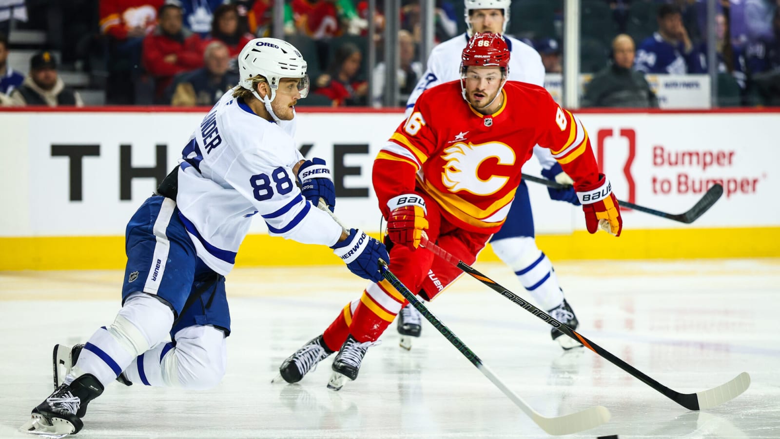 Knee Jerk Reaction: Big night for the Maple Leafs’ Albertans in victory over Flames