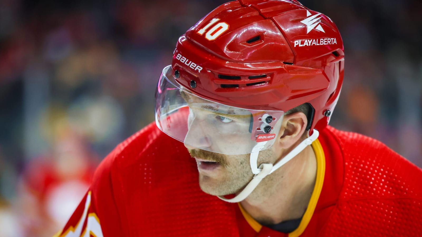 Jonathan Huberdeau was benched for the Calgary Flames’ third period