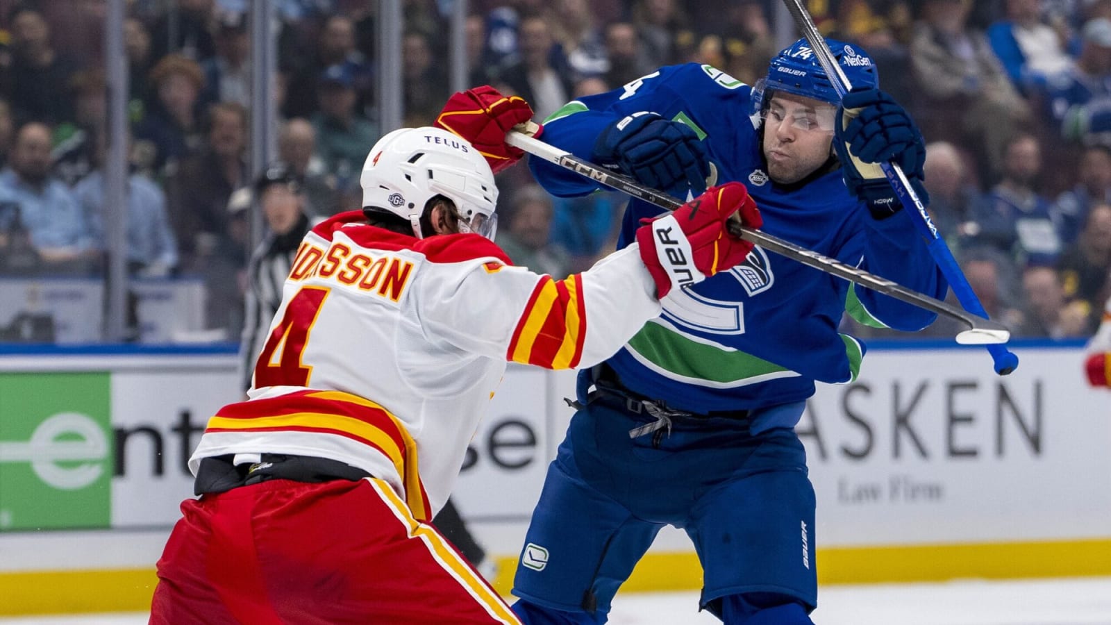 Some of the Flames’ defining moments have been against the Canucks