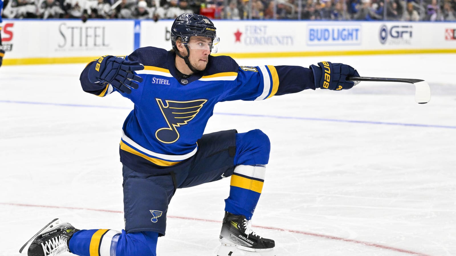 Blues’ Vrana Heads to Springfield After Clearing Waivers
