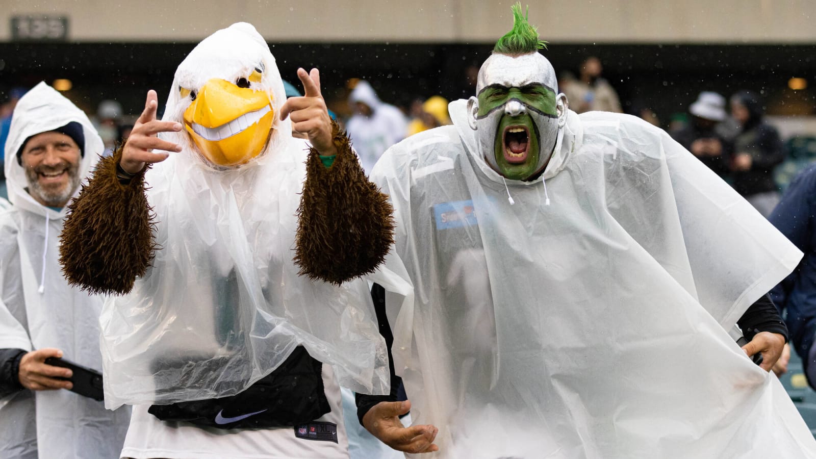 Costumed doctor and nurse save Eagles fan's life during game