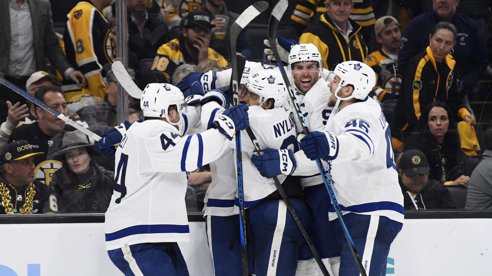 Game 5 takeaways: Woll, Domi, Knies keep the Maple Leafs alive