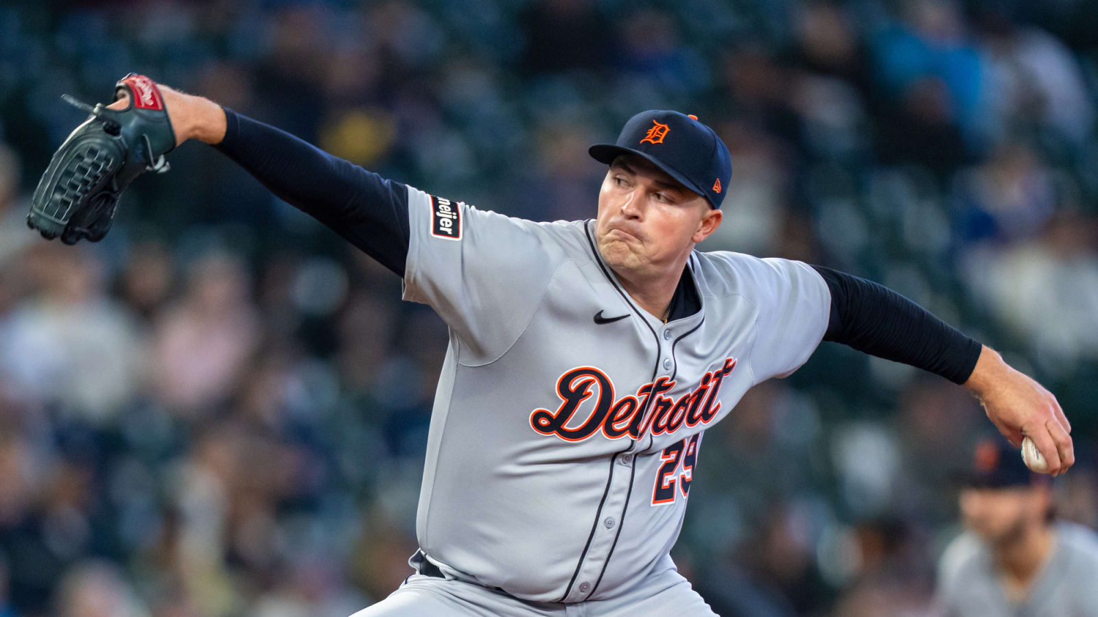 Tarik Skubal pitches against Mariners at T-Mobile