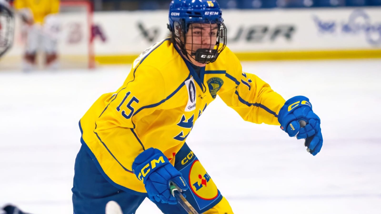 Blackhawks select Anton Frondell No. 3 overall in 2025 NHL Draft