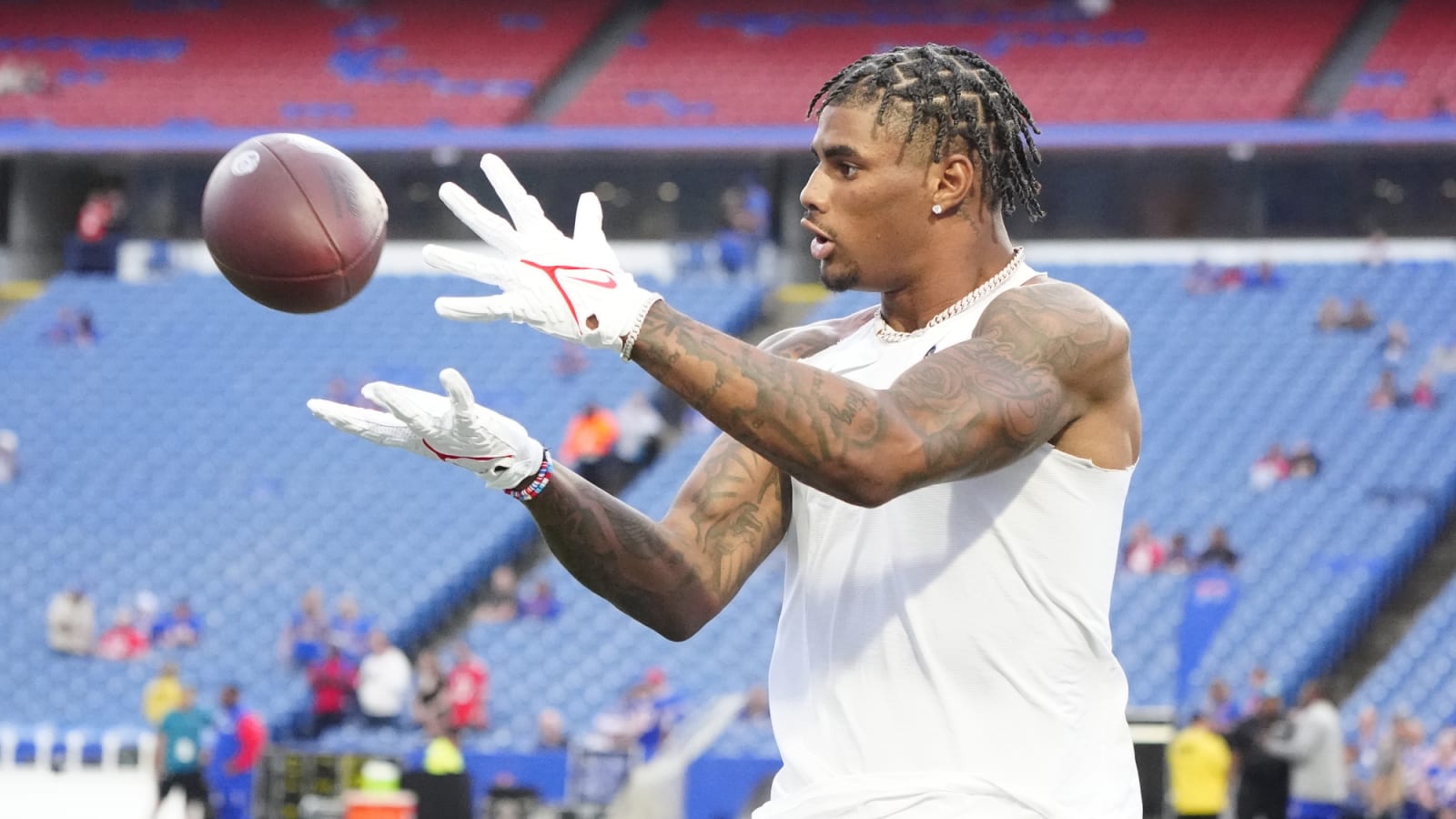 Bills HC explains WR Keon Coleman&#39;s surprising first-quarter absence vs. Jaguars