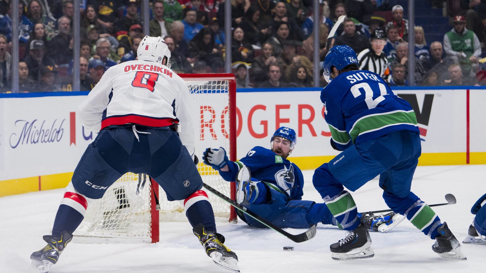  Canucks lack urgency, fall 2-1 to Capitals for second straight loss