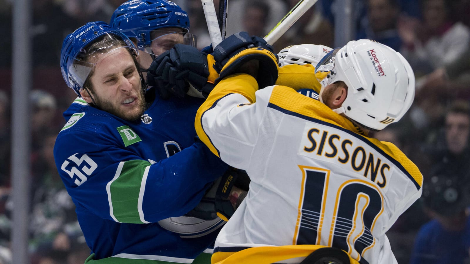 Canucks call up Brisebois, Di Giuseppe, Sasson, and Brisebois from AHL Abbotsford