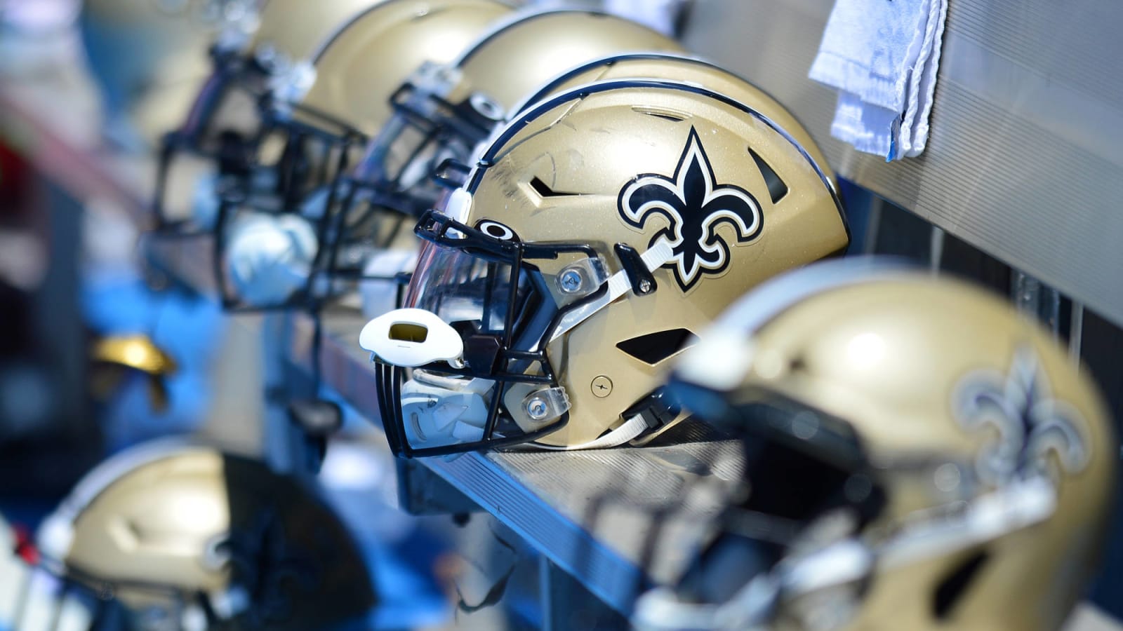 Saints honor Jacob Blake on helmets for Thursday's practice