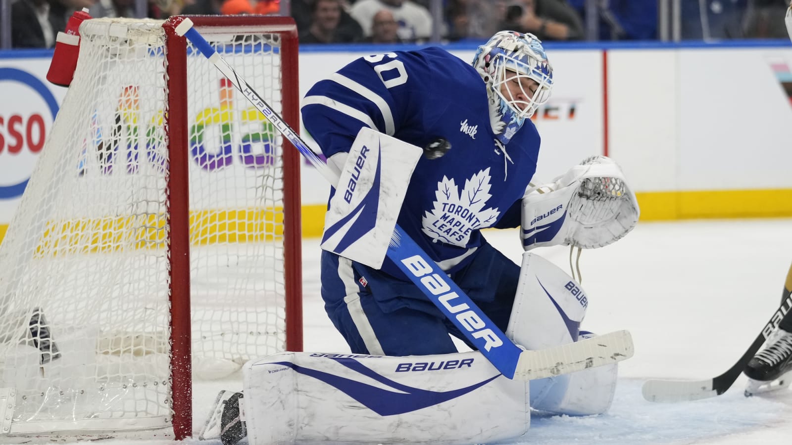 Leafs Goalie Joseph Woll Admits to Using Matthew Knies Injury as Motivation to Stick it to Vegas