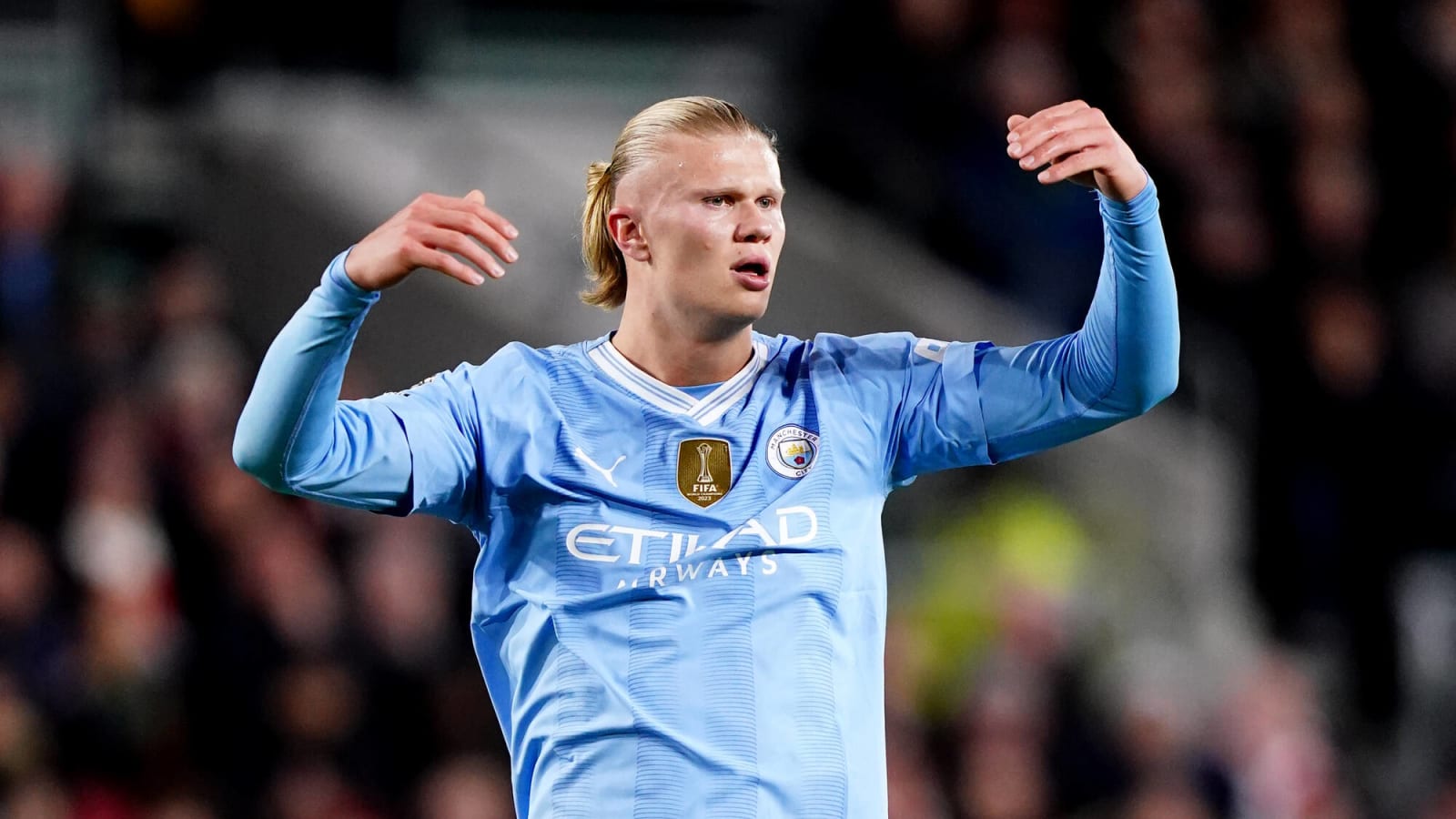 Man City star Erling Haaland makes hilarious claim about Manchester United supporters