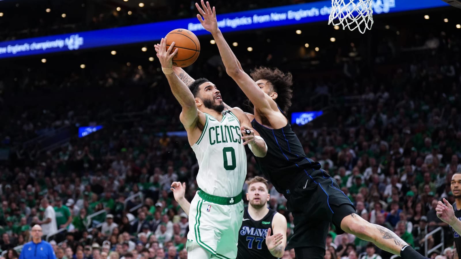 Boston Celtics Player Issues Wild Take on Going Up Against Jayson Tatum:  ‘I’m going at his throat’