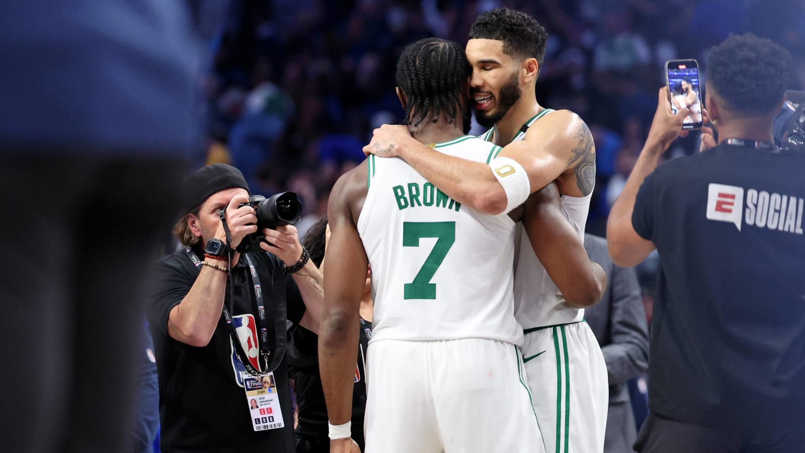 Jayson Tatum’s Serious Message To Jaylen Brown After Boston Celtics Take 3-0 NBA Finals Lead