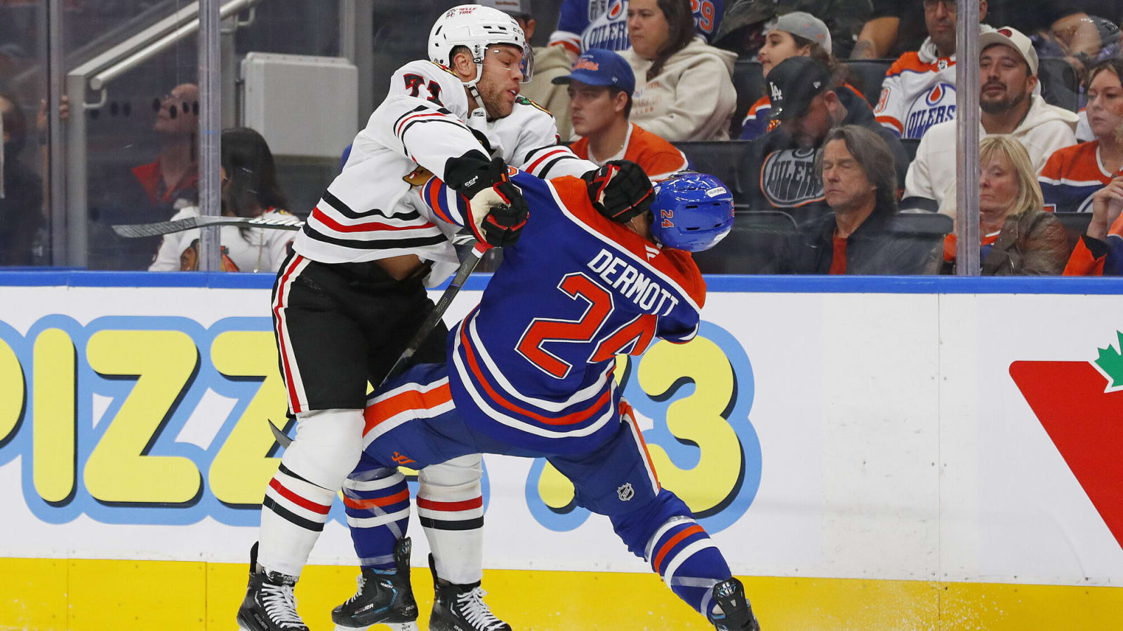 Oilers place defenceman Travis Dermott on waivers