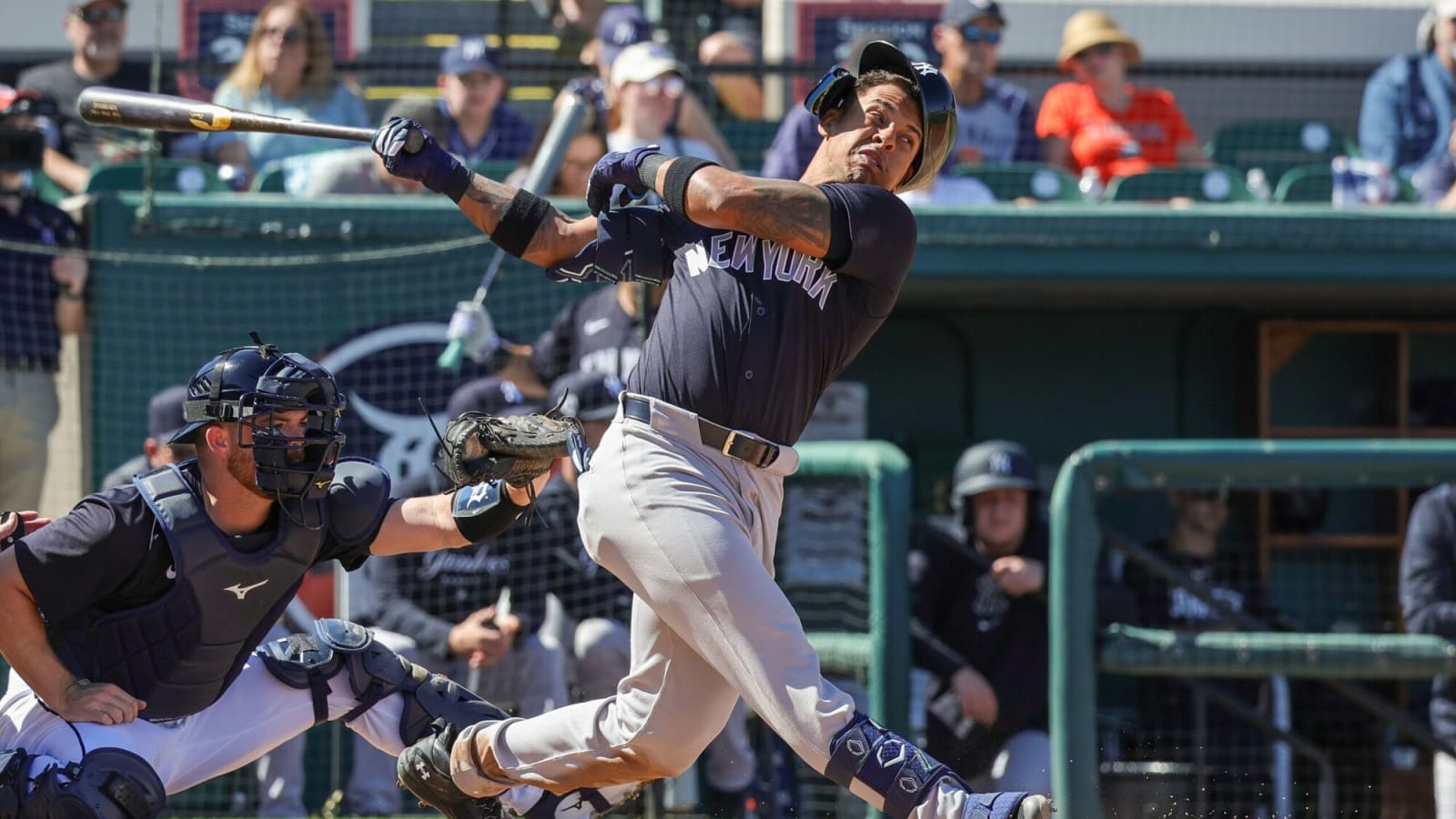 Yankees move standout spring slugger to minors